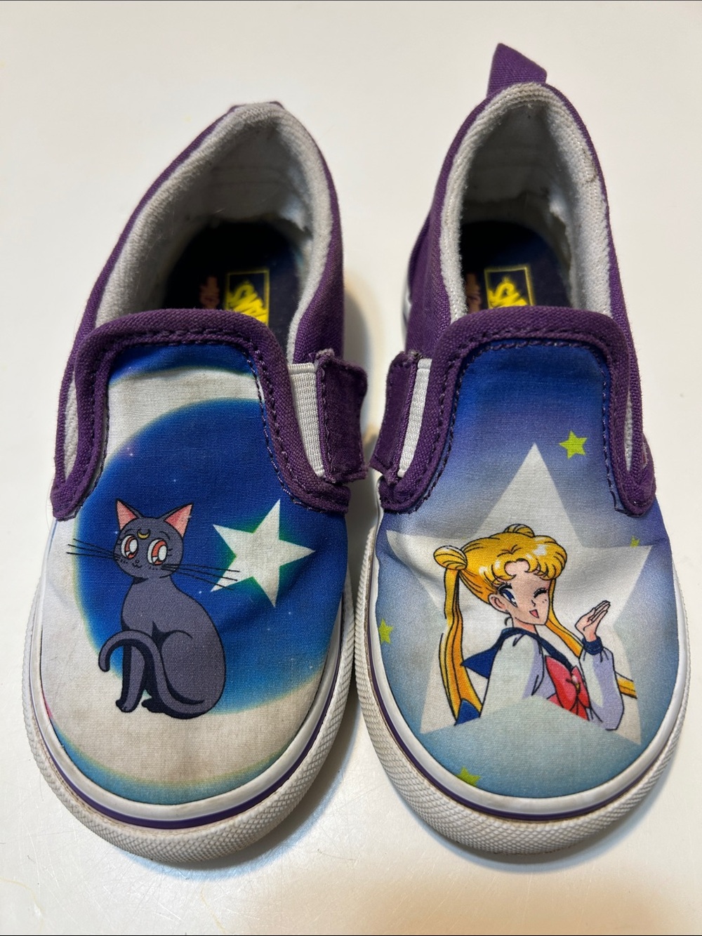 Vans kids Sailor Moon Design slip ons